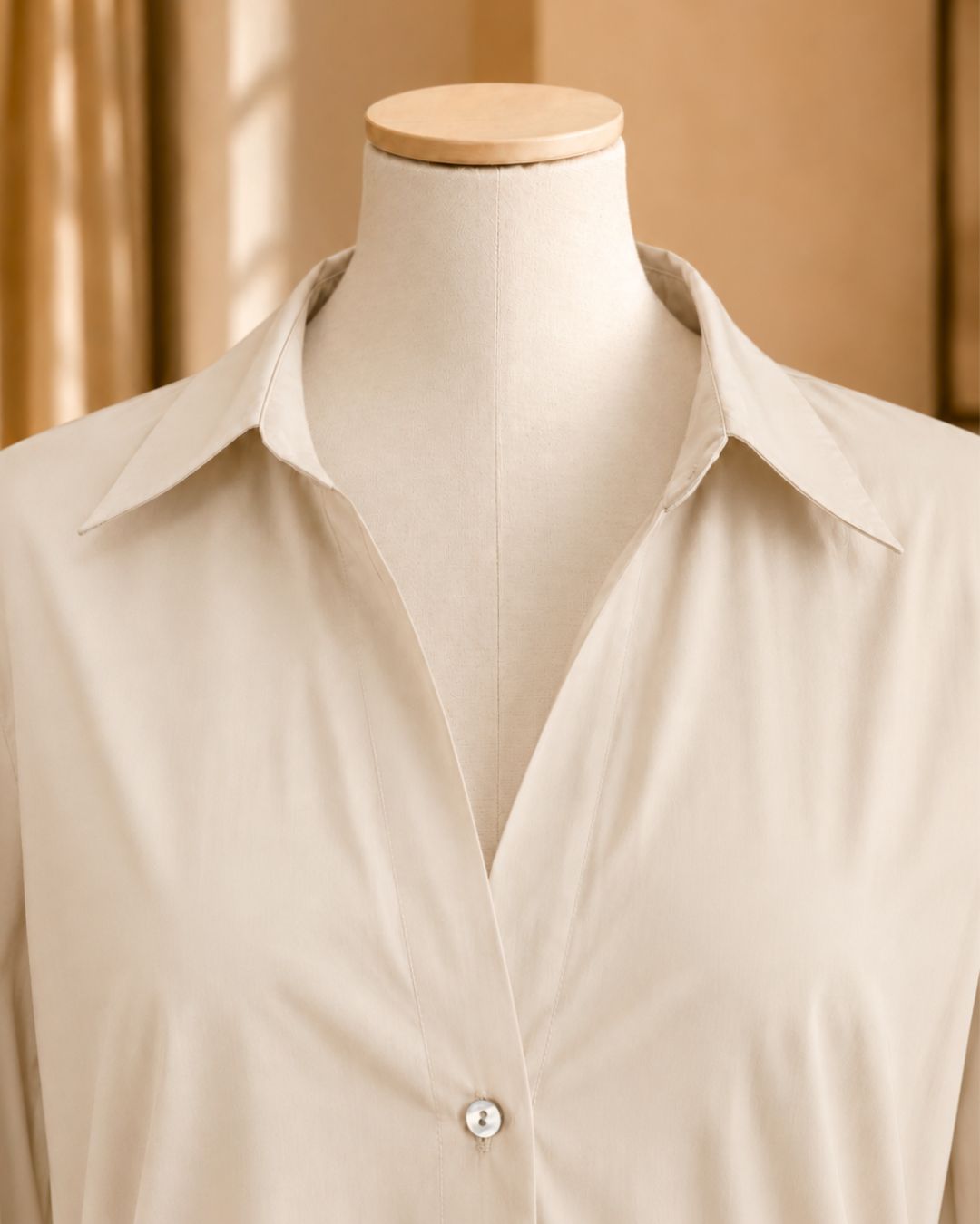 Gabi Popelin Beige - Imagen 4